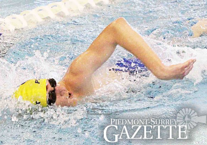 Swimming, Piedmont, Wildcats, Piedmont-Surrey Gazette